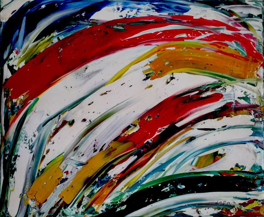 April Abstract – Oil on Canvas 80cm x 60cm
